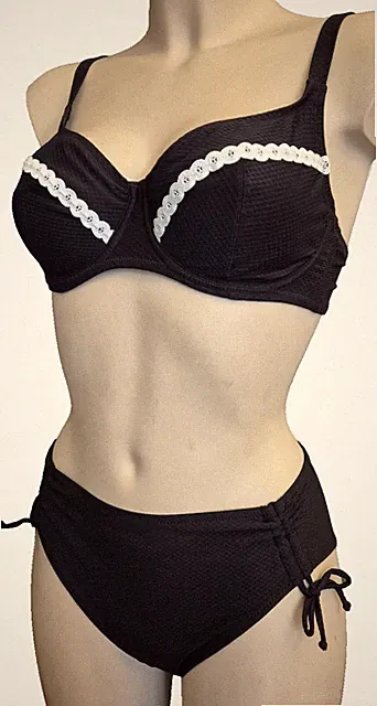 Antigel SWIM Bikini Top Bügel-BH SET Gr. 70E UK 32DD + Einstellbar Slip 38