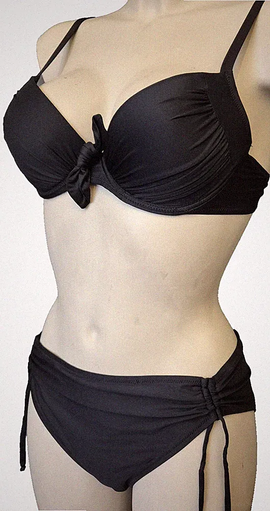 Antigel SWIM Bikini Top Push-Up Bügel-BH SET Gr.80B UK 36B + Einstellbar Slip 46