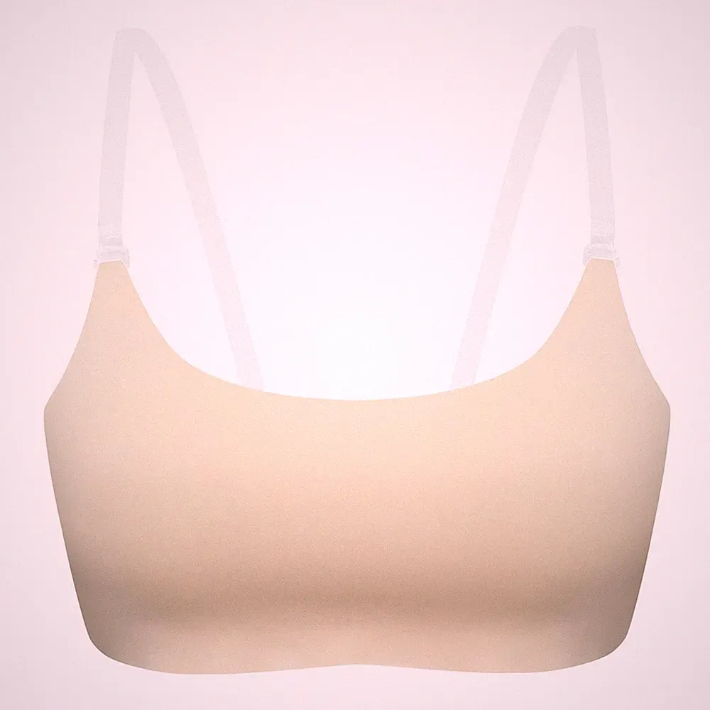 Beige Nahtloser BH