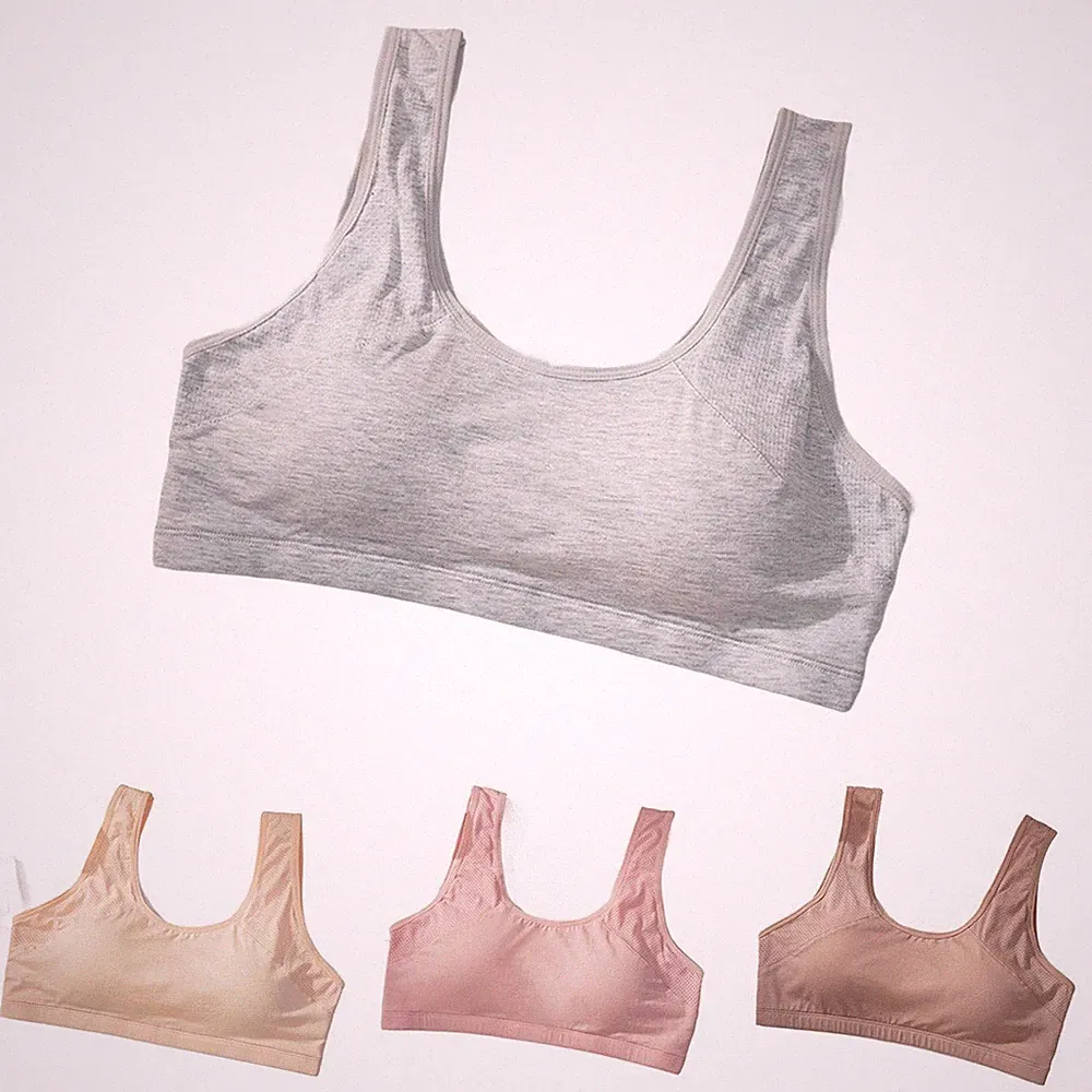 Atmungsaktiver rückenfreier BH für Damen große Größen Baumwollmischung ohne