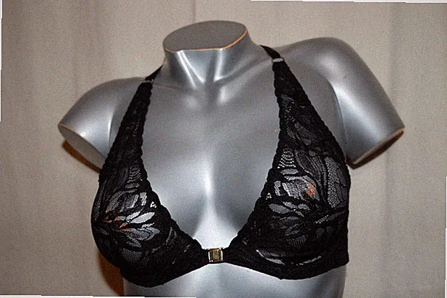 AUBADE Dekolleté Bügel Triangle BH AFTER HOURS 5IN12 Frontschließe black 75B NEU