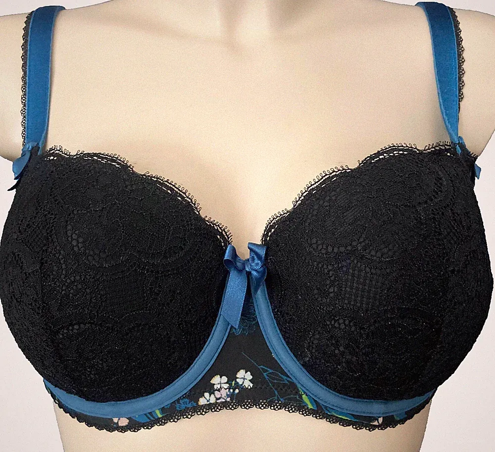 AUBADE Femme Artiste Balconette-BH mit Bügel Gr.85C UK38C Luxus Wäsche OVP 119€