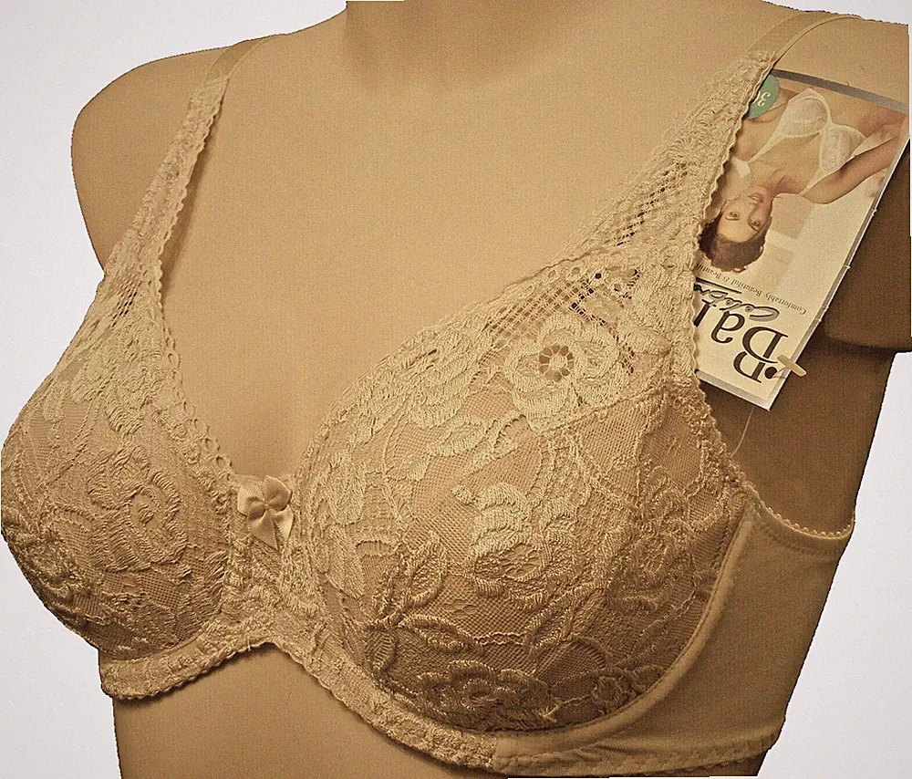 Ballet Celebration ROSE 720 Gr.65D UK30D Damen BH mit Bügel festes Spitze Beige