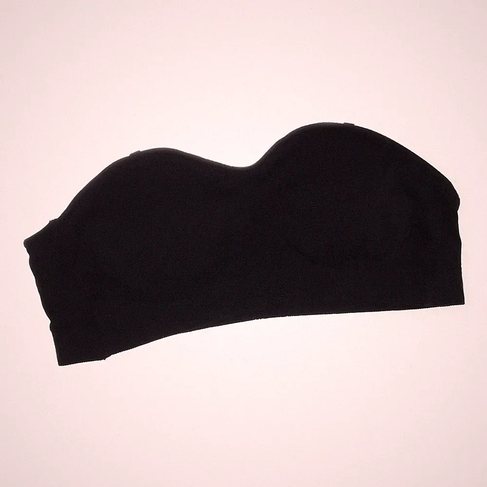 Bandeau-BH, Größe: 2XL, Schwarz, Elasthan/Polyamid, Einfarbig, Damen #i5H