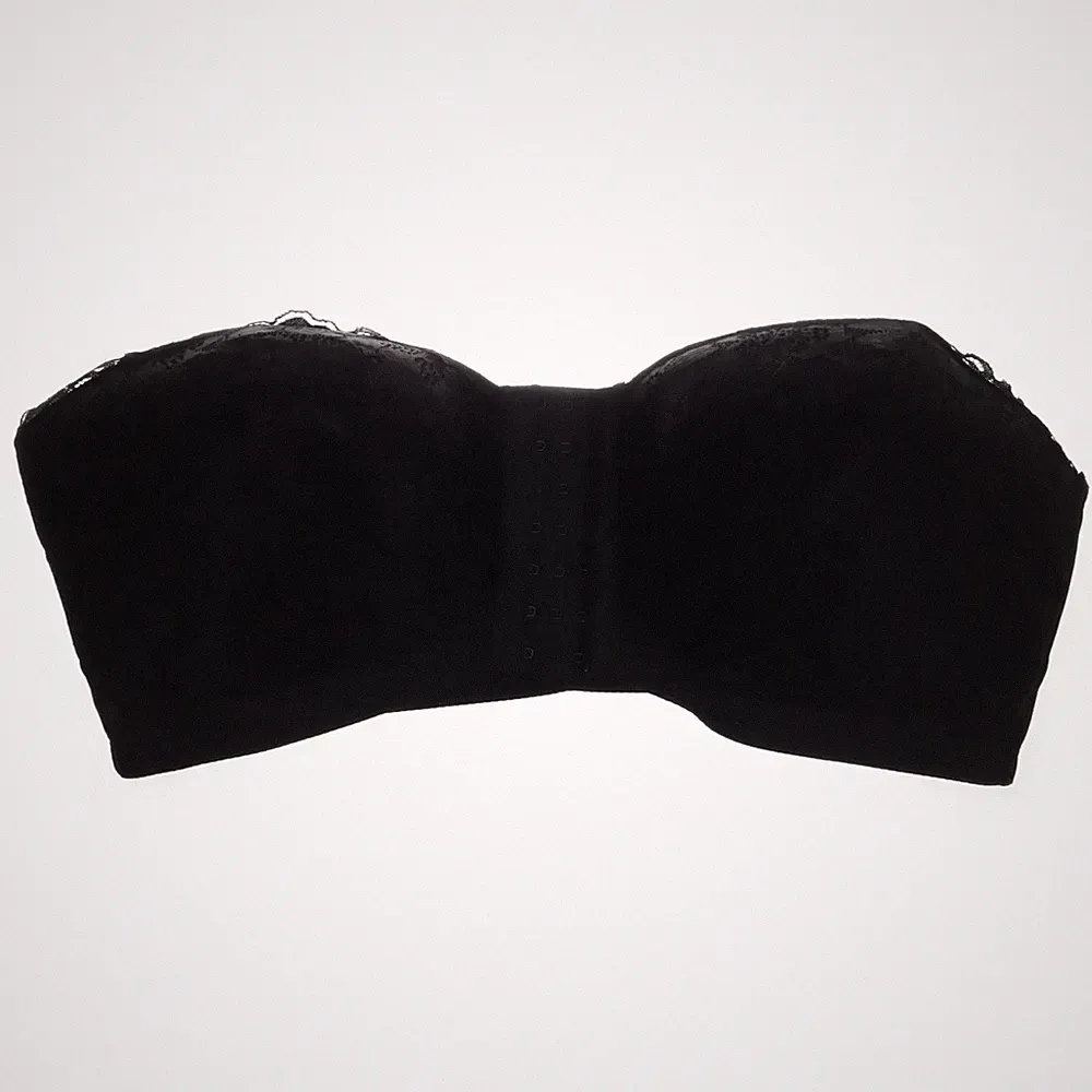 Bandeau-BH, Größe: 3XL, Schwarz, Elasthan/Polyamid, Einfarbig, Spitze #kLI