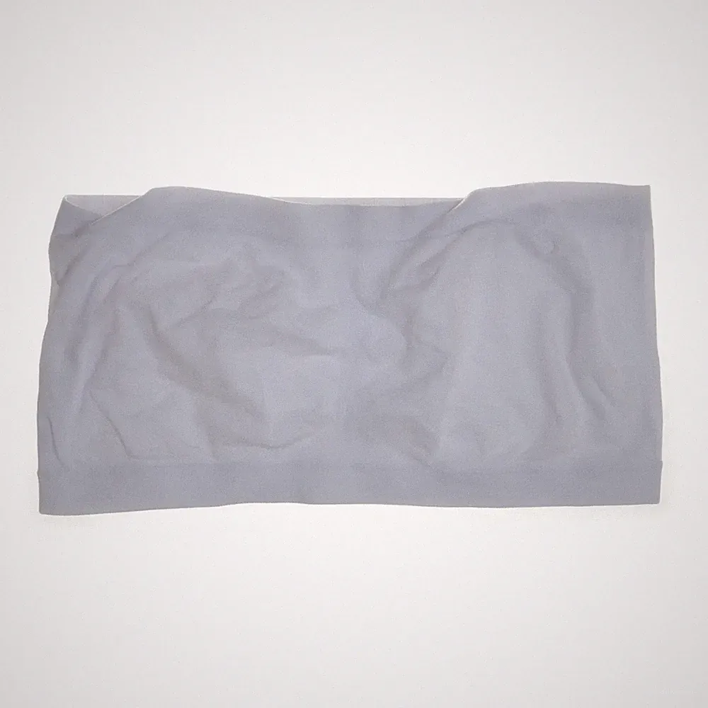 Bandeau-BH, Größe: 5XL, Weiß, Elasthan/Polyamid, Einfarbig, Damen #SHd