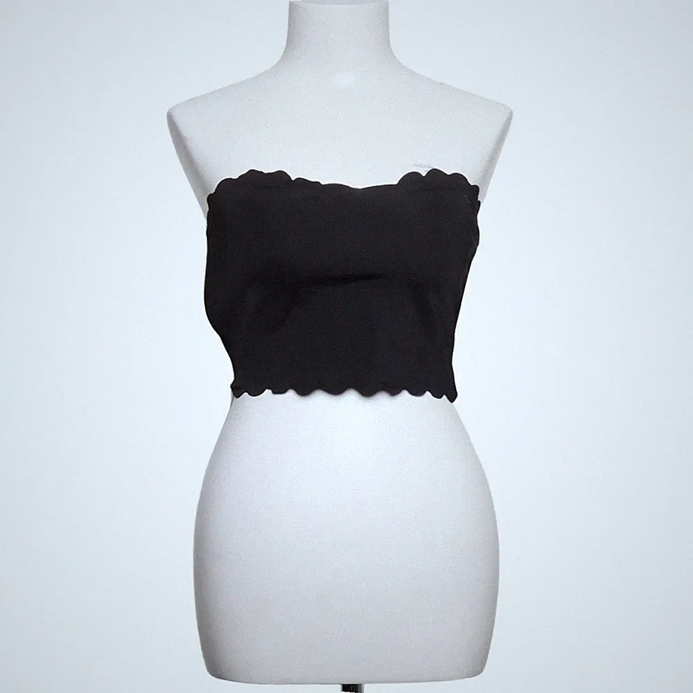 Bandeau-BH, Größe: M, Schwarz, Elasthan/Polyamid, Einfarbig, Damen #PfJ