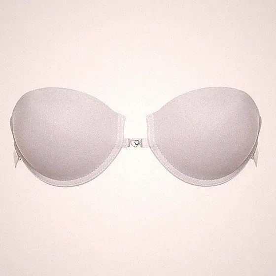 Bandeau-BH Lormar Lynette Mit Freiem Rücken Und Transparenten Trägern