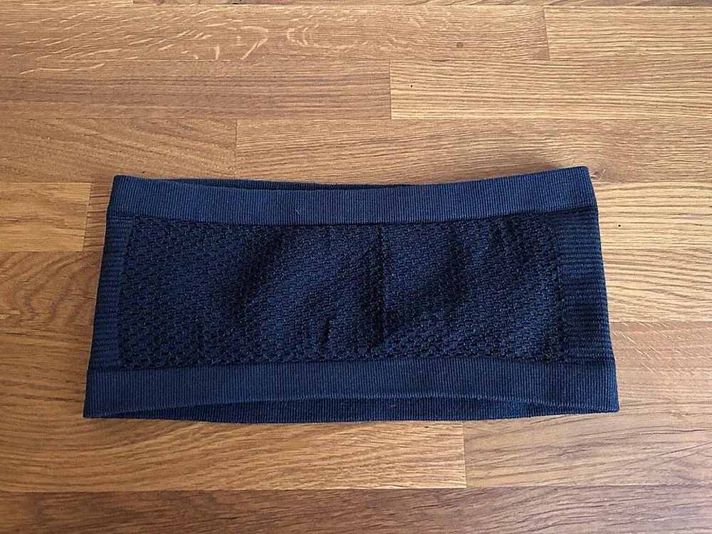 Bandeau BH Top Trägerlos Damen Schwarz Schlicht Größe XS / S