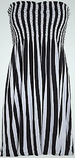 Bedrucktes Stretch-Top mit Boob-Röhre für Damen Bandeau durchsichtig Übergröße 8-22