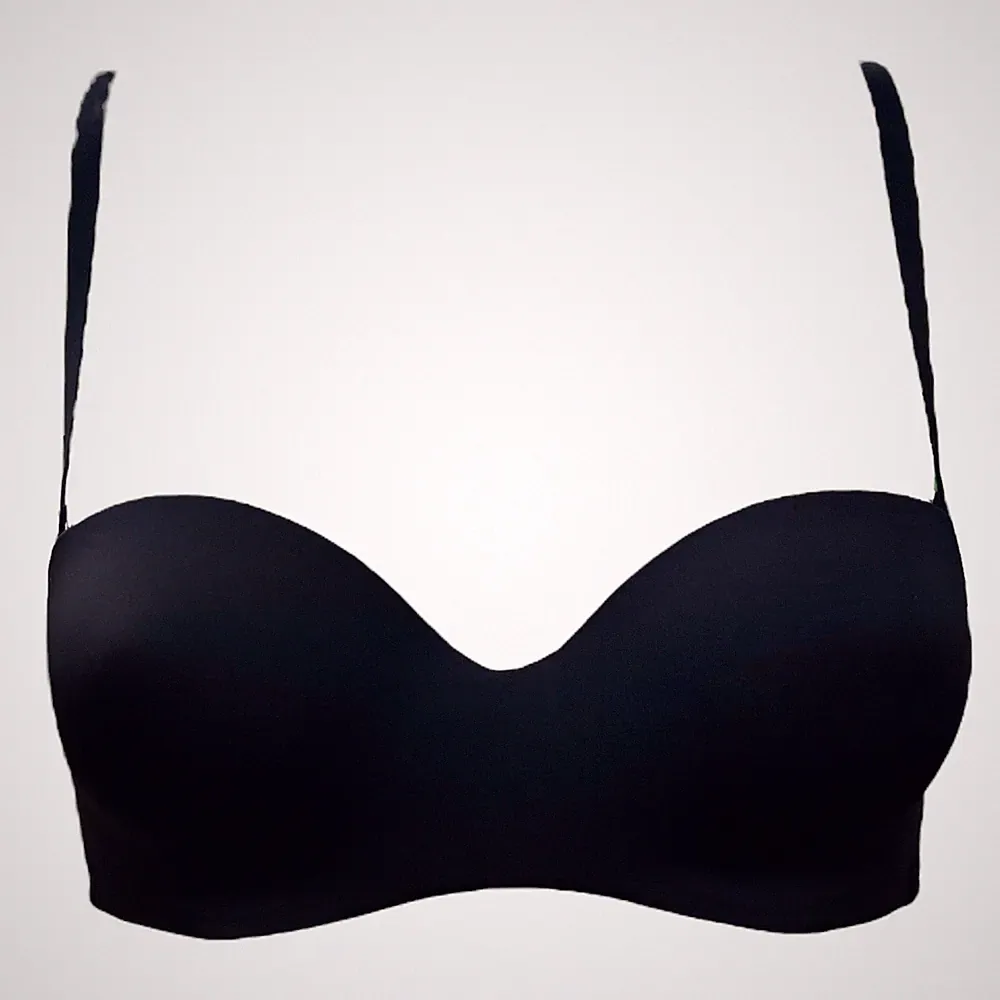 BeeDees Bandeau gefütterter BH mit Bügel Daily Delight WDP 70B schwarz NEU