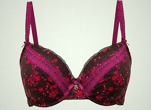 BeeDees BH mit Bügel Exotic Kiss 30 WM 75C Blüten Spitze NEU mit Etikett