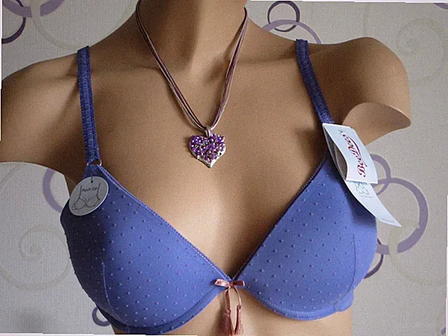 Beedees Push-Up BH Happy Heart 34 WHUM multifunktionale Träger Gr 70A 70B 80B