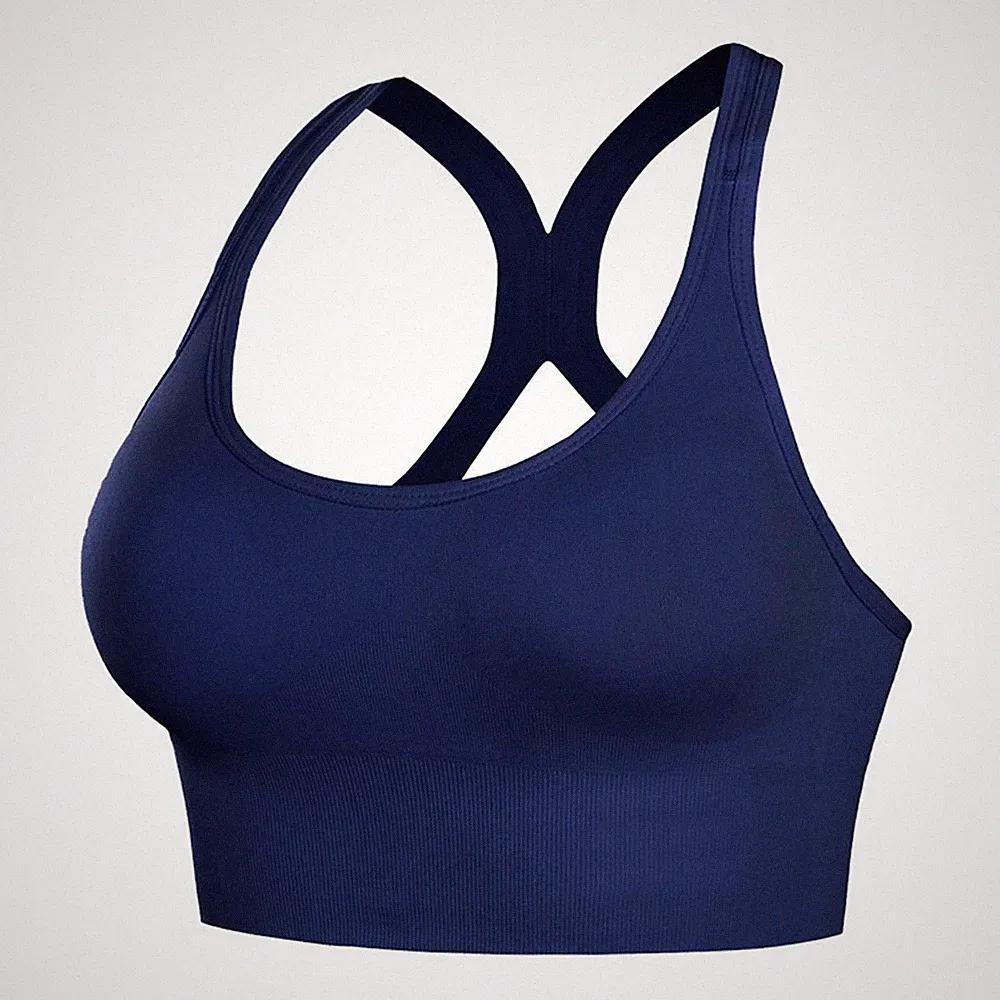 Bequemer Damen Sport BH verstellbare Schnalle hinten atmungsaktives Material