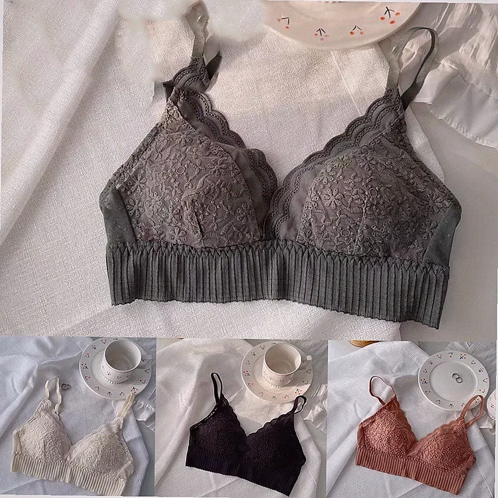 Bequemer Damen Triangel Schalen BH dünner Stil perfekt für den Alltag