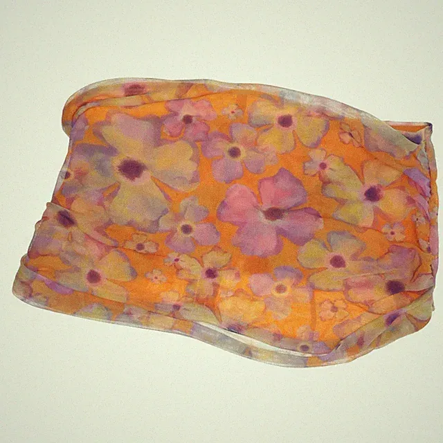 Bershka, Bandeau-BH, Größe: M, Orange/Mehrfarbig, Elasthan/Polyester #C4Z