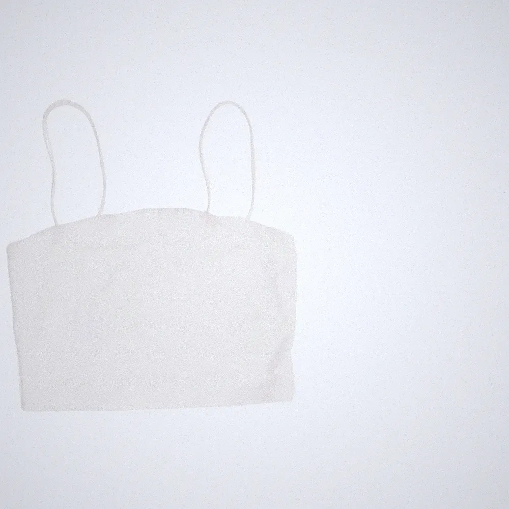 Bershka, Bandeau-BH, Größe: S, Weiß, Elasthan/Polyamid, Einfarbig, Damen #i3a