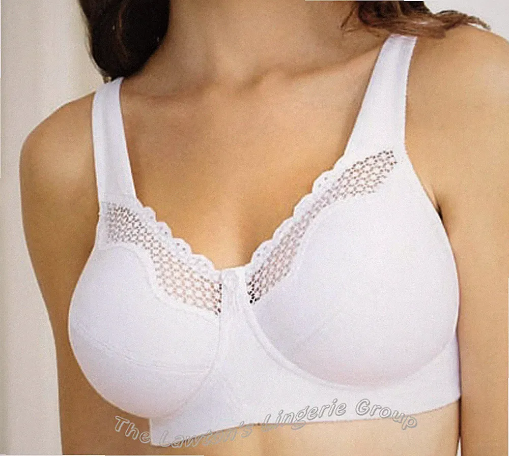 Bestform / Vanity Fair 535 Soft Vollschale, Bügelfrei, Baumwoll BH, Weiß, Nude, Schwarz
