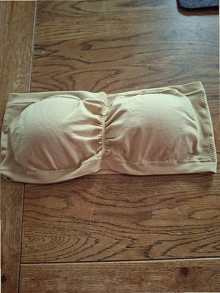 Beige Bandeau-BH