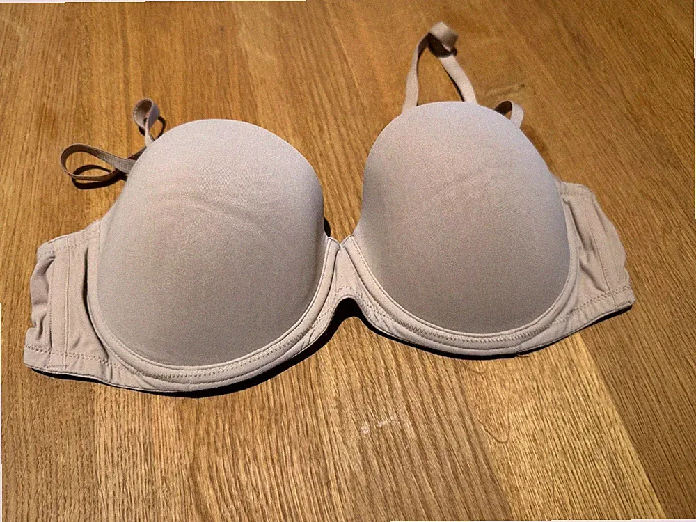 BH Calvin Klein creme beige nude 80B Bandeau Träger abnehmbar