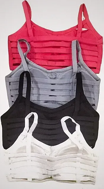 BH Damen 4er BHs Set Bustier Gepolstert Push-Up Bra Unterwäsche Bügelloser Sport