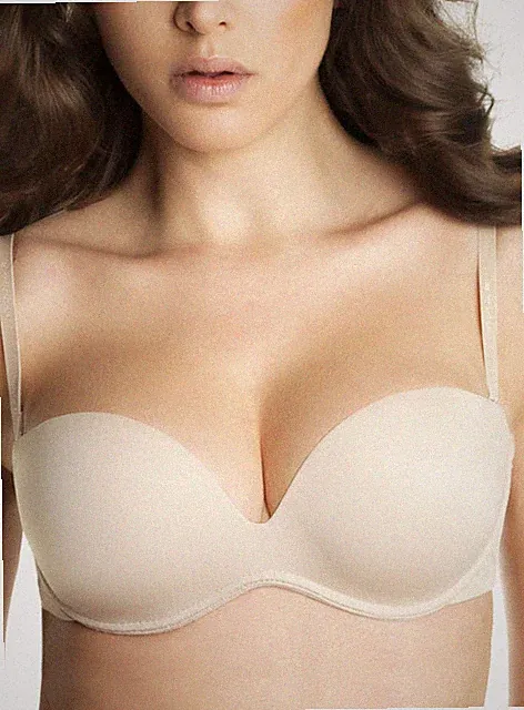 Bh Damen Band Push Up ohne Bügel Übergrößen 1 Größe Lormar Free Plus