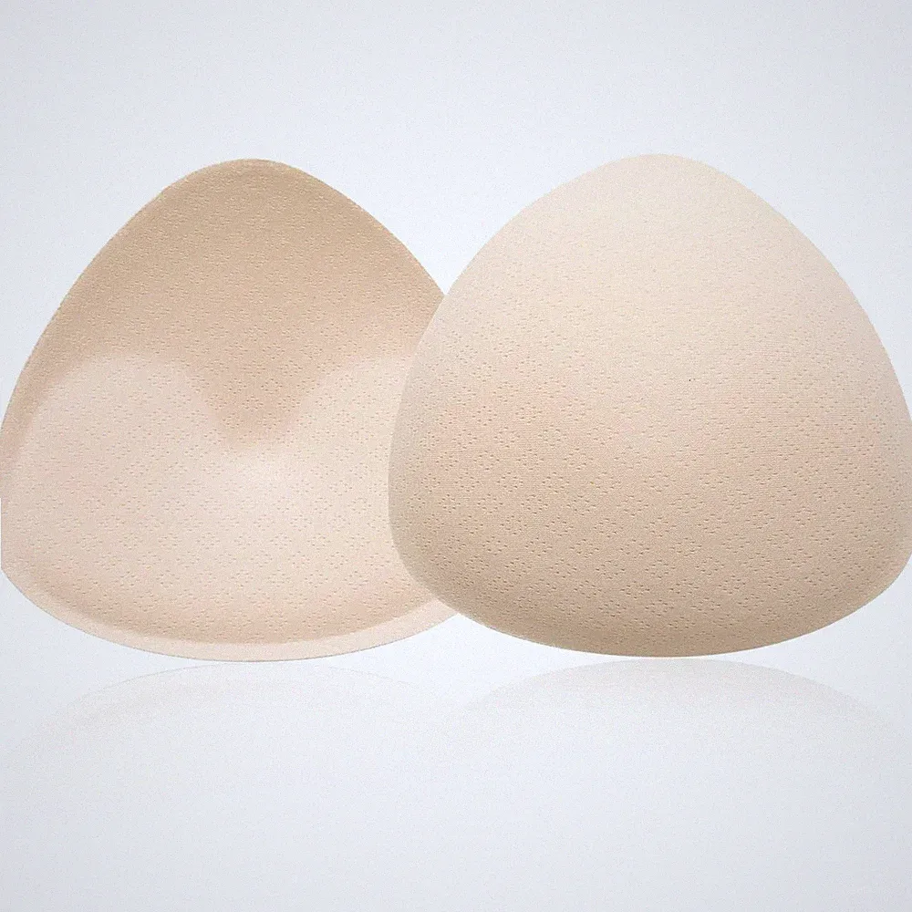 BH Einlagen dreieckig hautfarben atmungsaktiv Push Up Bikini Einlagen Cups