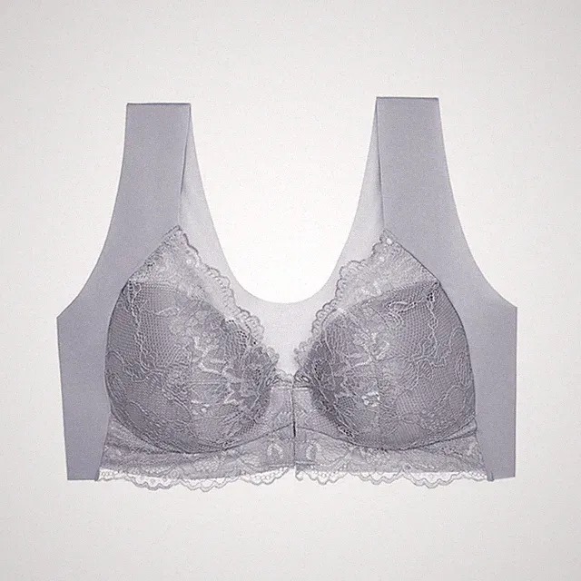 BH Für Damen Vorne Geschlossen Dünn Und Bequem Größe M-5XL Casual Einfarbig