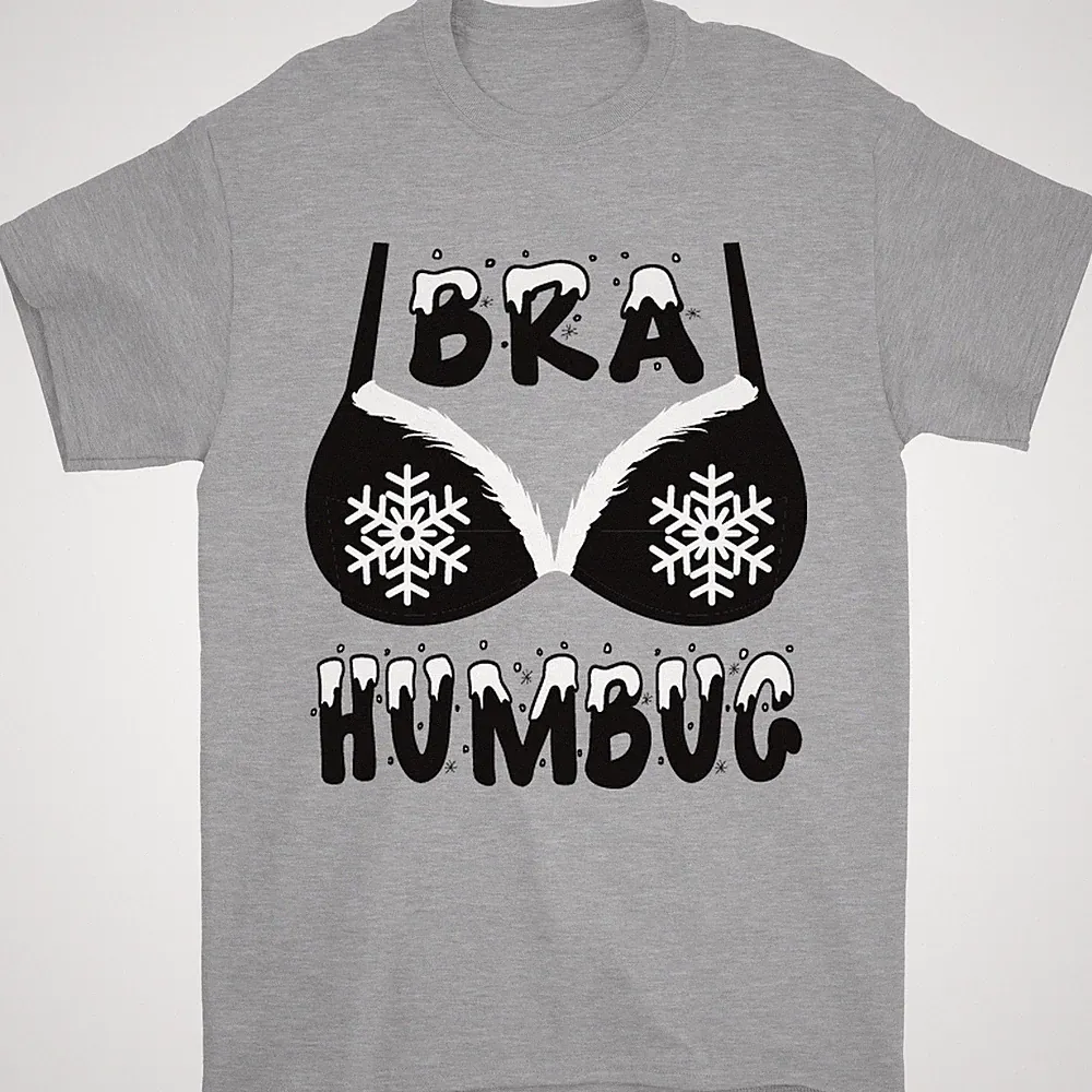 Bh Humbug Schneeflocken Lustige Weihnachten Herren 100% Baumwoll