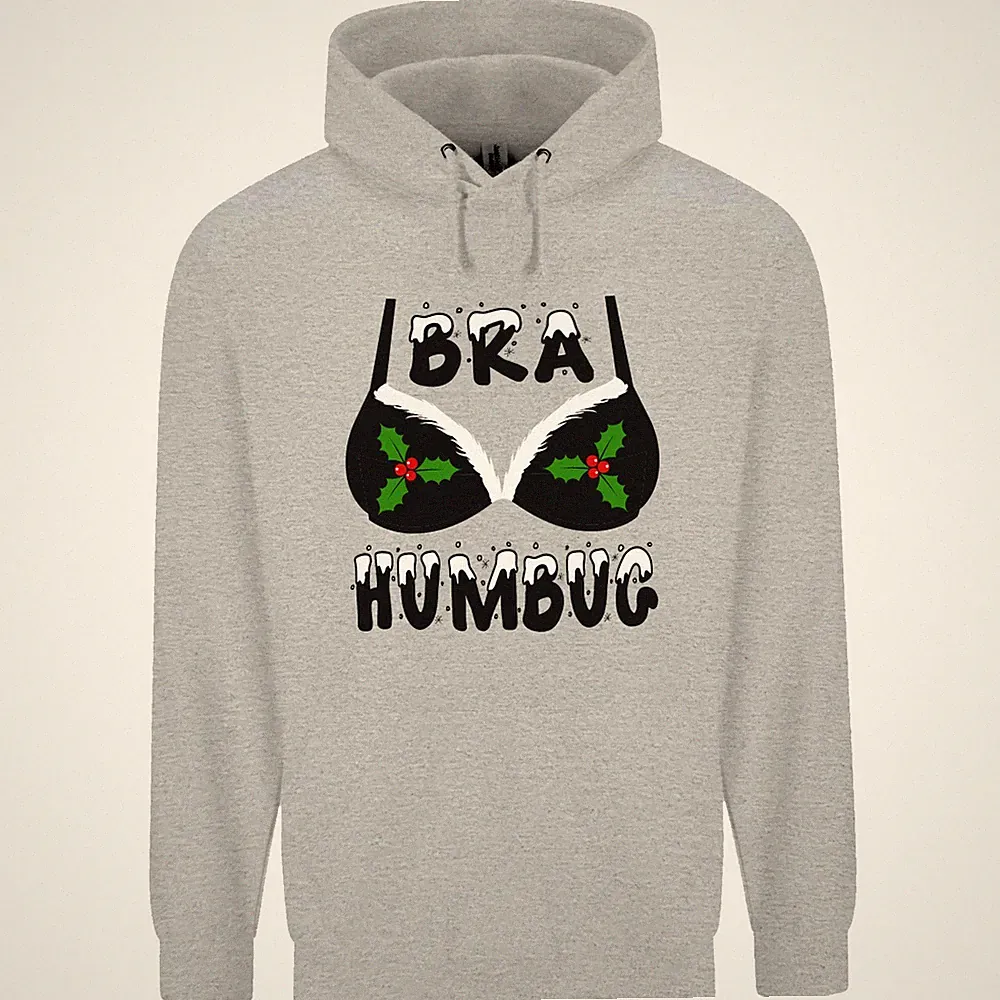 Bh Humbug Stechpalmen Lustig Weihnachten Herren 80% Baumwolle Kapuzen
