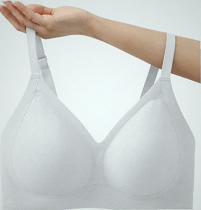 BH ohne Bügel Push Up Spitze Gepolstert Bequem Damen Große Brüste 1 Stück