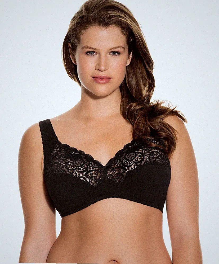 BH ohne Bügel v. DORINA | bügelloser BH Georgina D1427, weiß oder schwarz | NEU