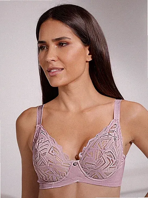 BH rosa 80C wäschepur Damen Bügel-BH mit Grafik-Spitze UVP: 34,99€ 5.6390
