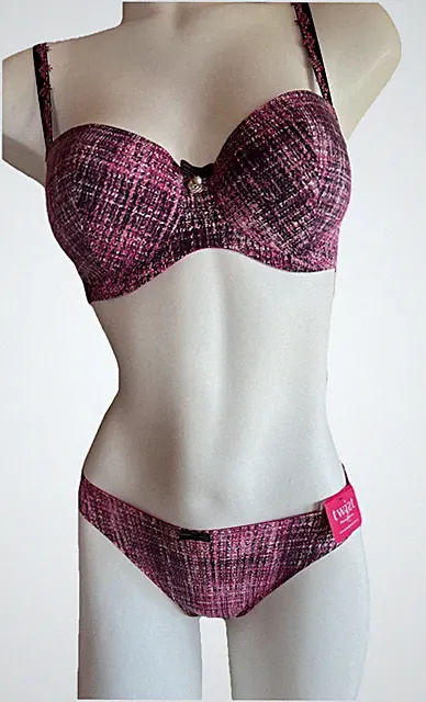 BH Set 75 C, String 36, Prima Donna Twist, Pink Tweed, unterlegt