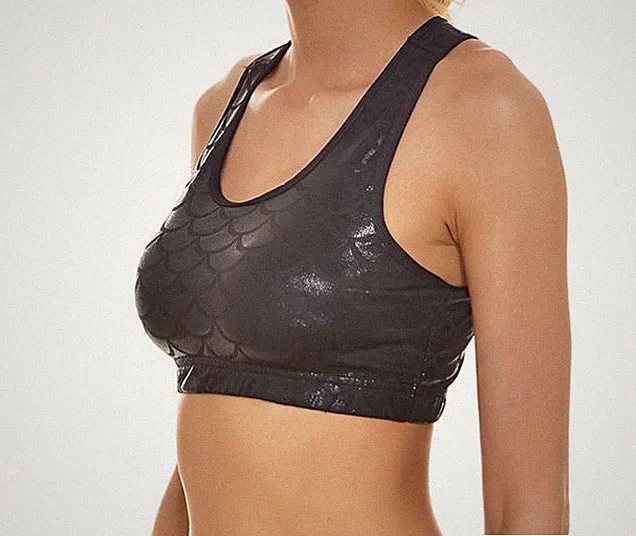 Bh Sport Original Schuppen Fische Meerjungfrau Mermaid Schwarz