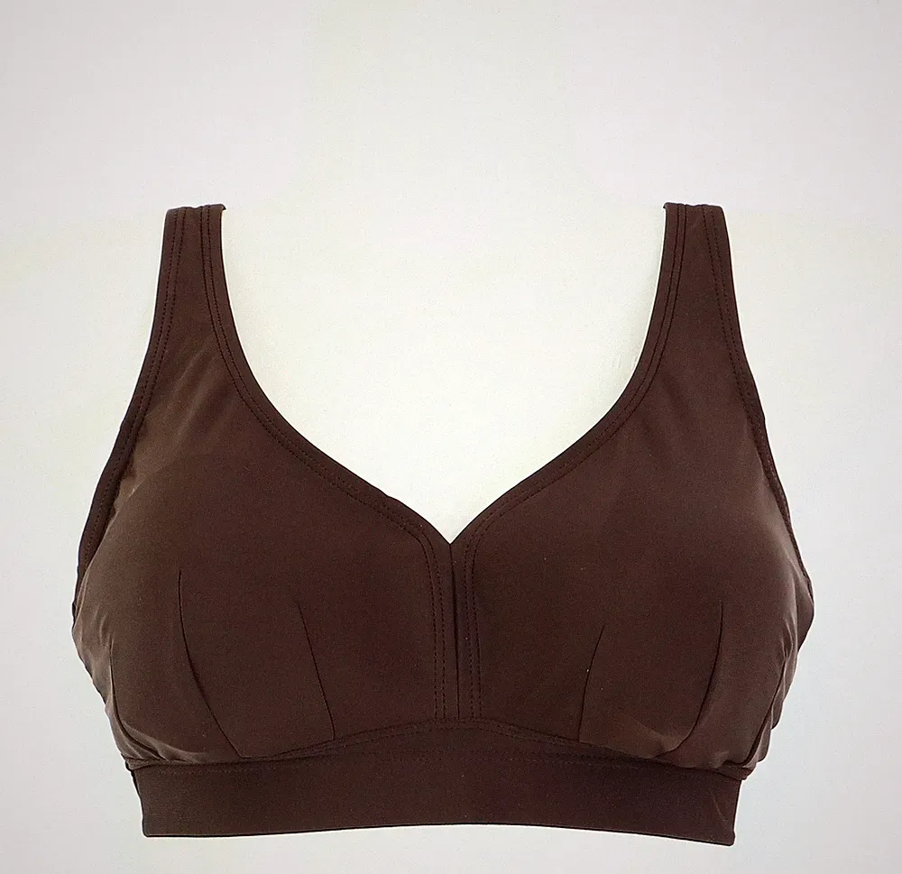 Bikini Obertail Gr. 36 (70) E Braun Damen Bademode Schwimm-Bade-BH Neu*