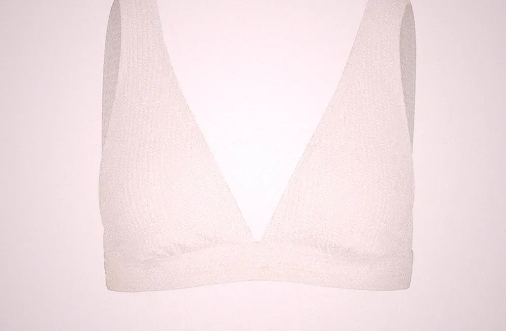 Bikini Oberteil Gr. 36 Cup: A+B Weiß Damen Bikinioberteil Bade-BH Neu*