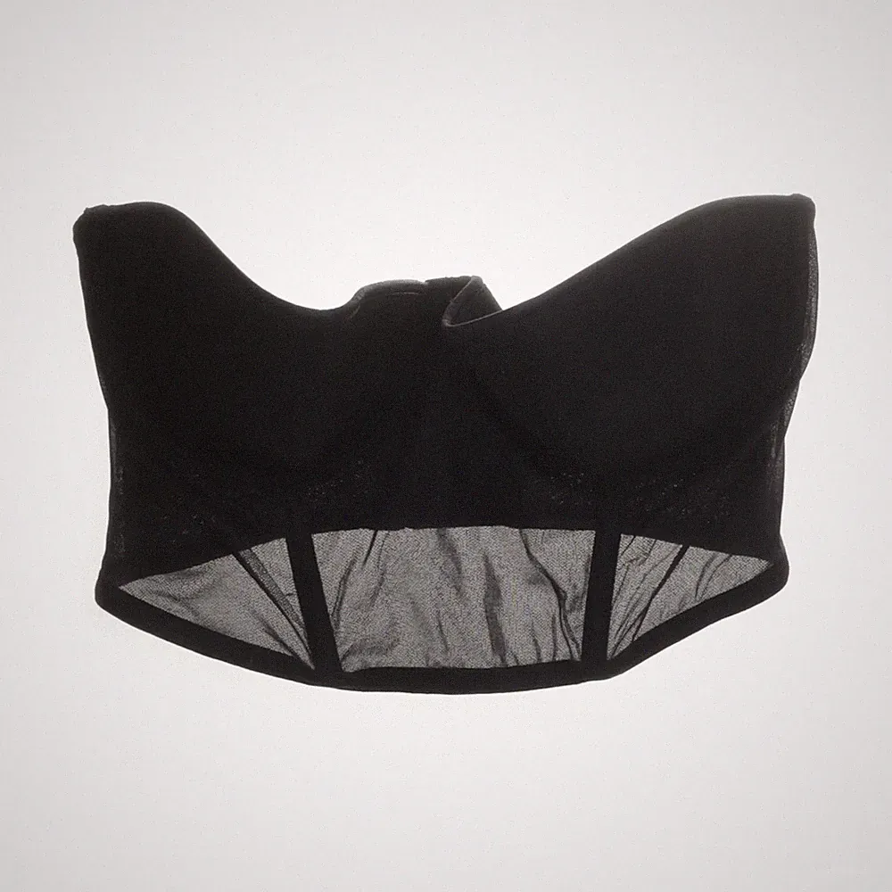Bluebella, Bandeau-BH, Größe: 65E, Schwarz #YwP