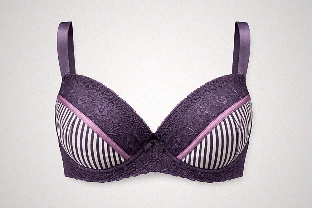 BODYFLIRT Damen BH Damenbh Push Up Pushup Damenbh lila weiß NEU Viele Größen