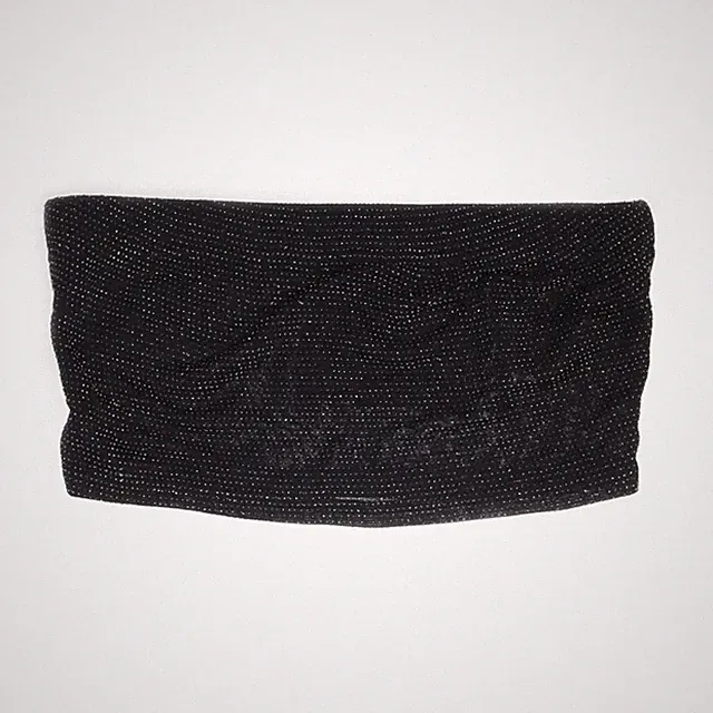 Boohoo Tall, Bandeau-BH, Größe: 36, Schwarz, Elasthan/Metallfaser/Polyamid #jmi