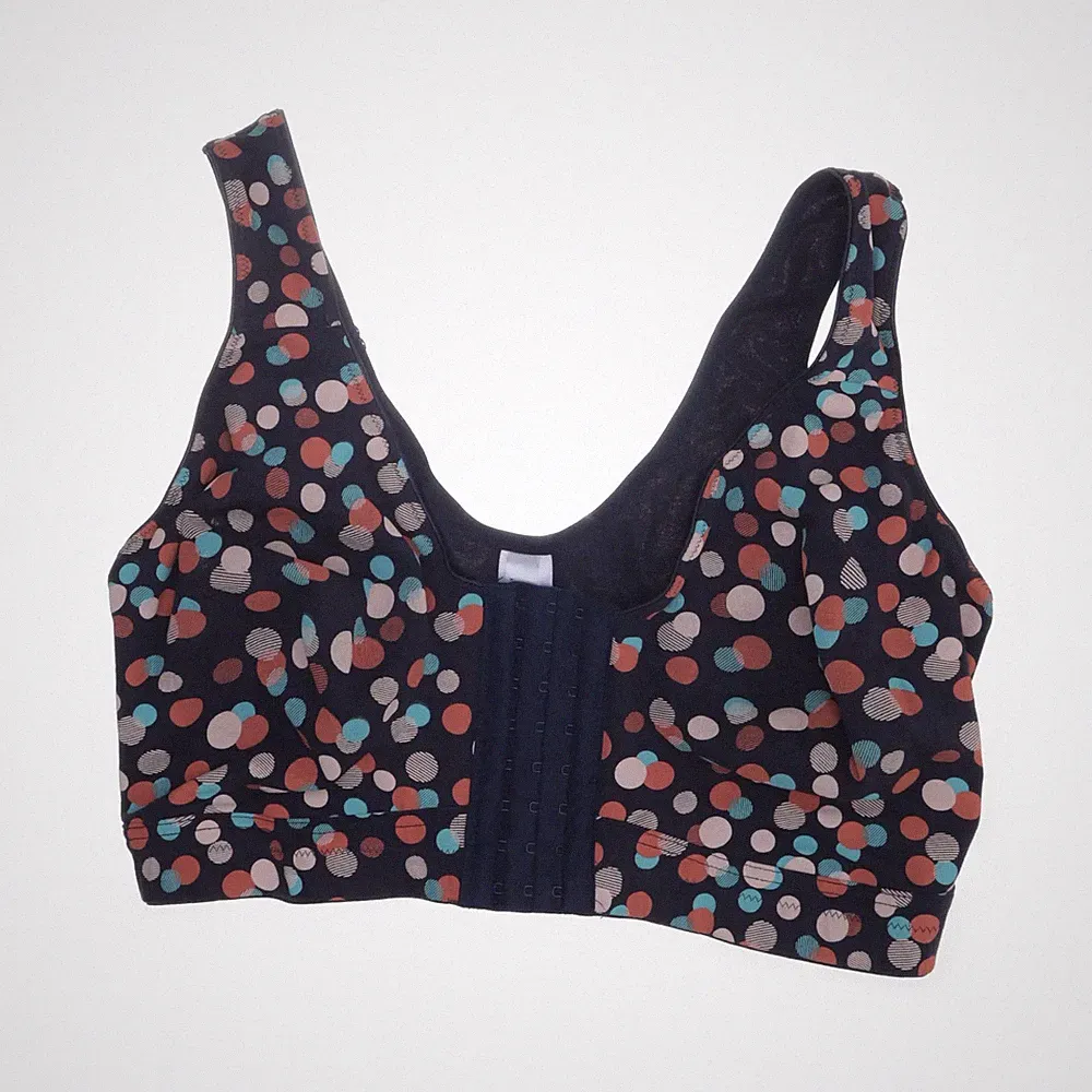BPC Bonprix Collection, Sport-BH, Größe: 80F, Blau/Mehrfarbig, Gepunktet #ner