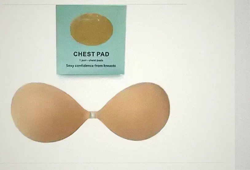 2 Stück BRA trägerloser selbsthaftender BH Größe A bis E Farbe Haut