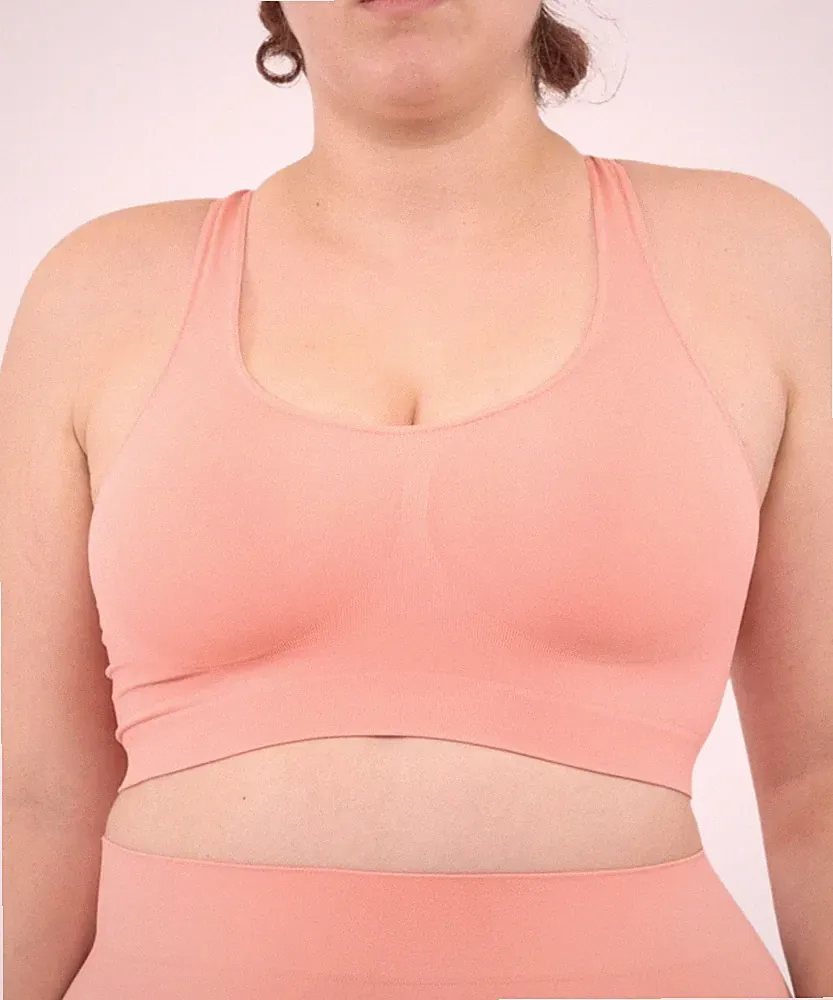 Bralette Damen, Bügelfreier BH bietet Unterstützung ohne zu Spannen, mit Naht...