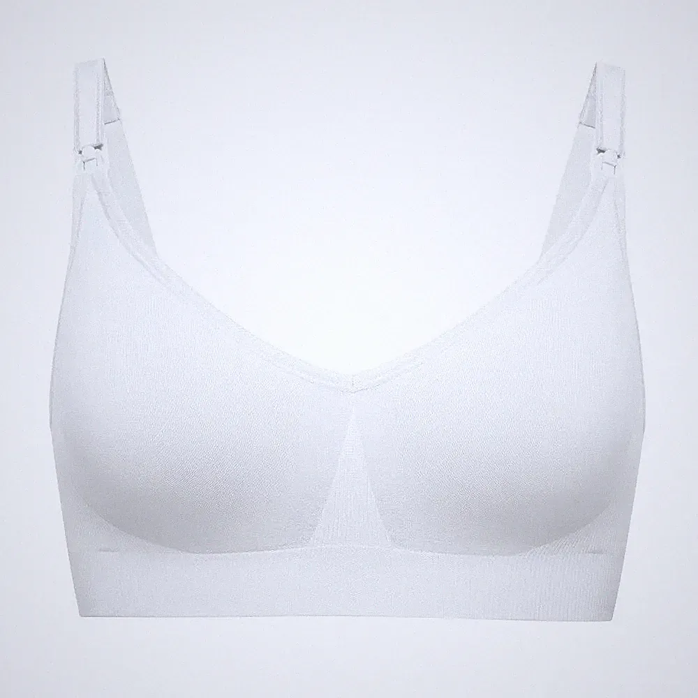 Bravado BH Still-BH Schwangerschafts BH Body Silk Seamless weiß Damen Größe S M