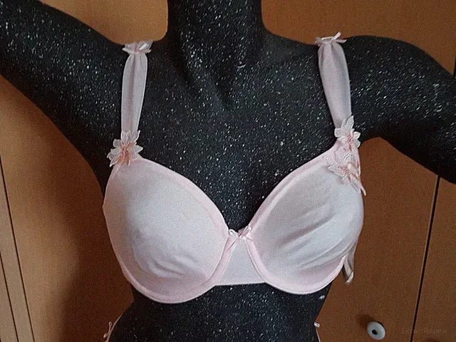Bügel BH, C 80, LINGADORE, edel , hell rosé , gemoldet, Neckholdervariation