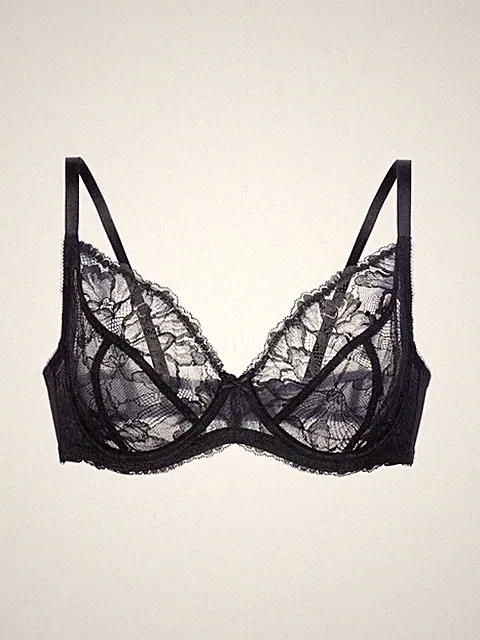 Bügel-BH Dorina Perfect Lace, Vollschalen, leicht gepolstert, schwarz, Modell-Nr