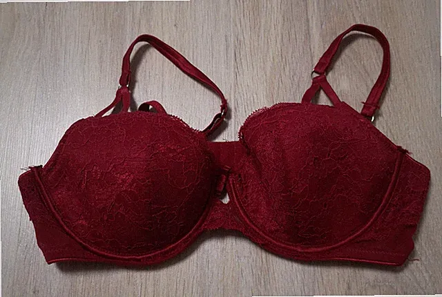 Bügel-BH Janina gemustert Color; Rot Größe: 85C