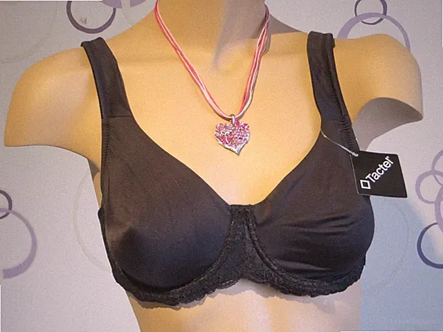 Bügel BH mit Spitze von Nuance schwarz Gr 75B NEU