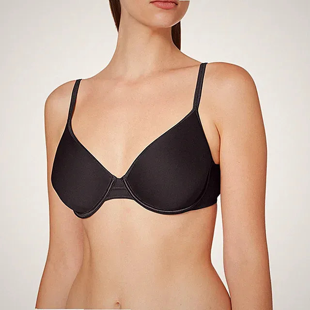 Bügel-BH Sassa 85B, Vorgeformt, Schwarz (00500), Damen Unterwäsche
