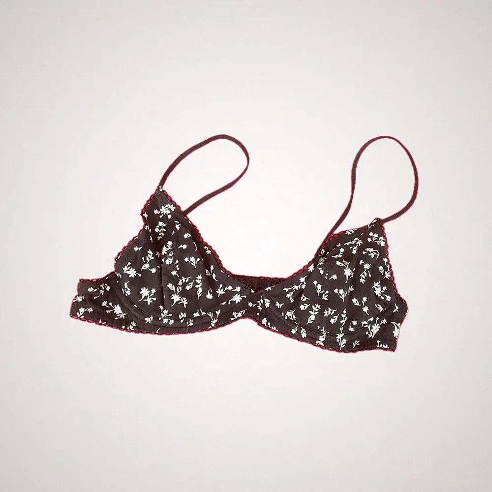 Bügel-BH schwarz geblümt H&M Gr 38 neu